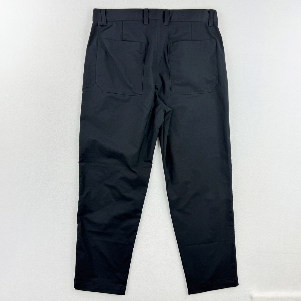 LULULEMON ABC Skinny-Fit 5 Pocket Pant Warpstreme Size 33x27 Mens Black M5AN1S - Picture 7 of 7